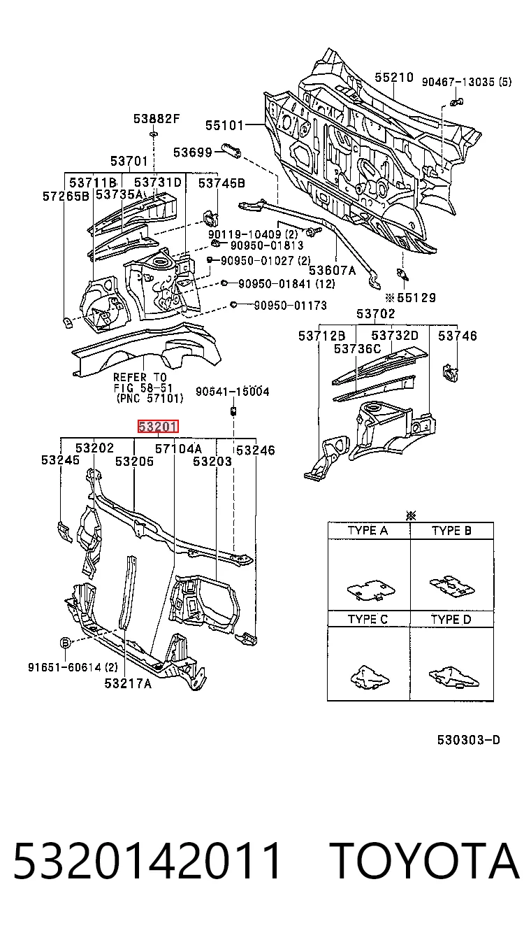 Panel de soporte del radiador y montaje de faros Toyota RAV4 I SUV (XA) (1994 - 2000) precio, desde 78,67 EUR