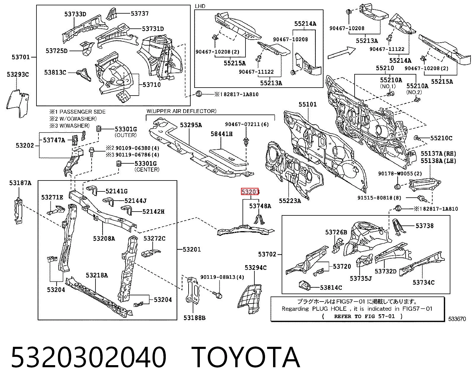 5320302040 Toyota