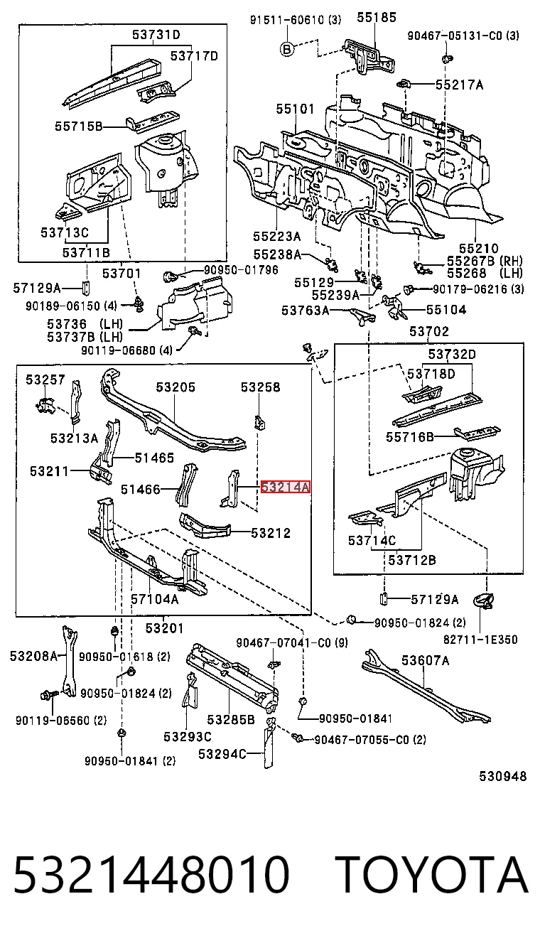 5321448010 Toyota