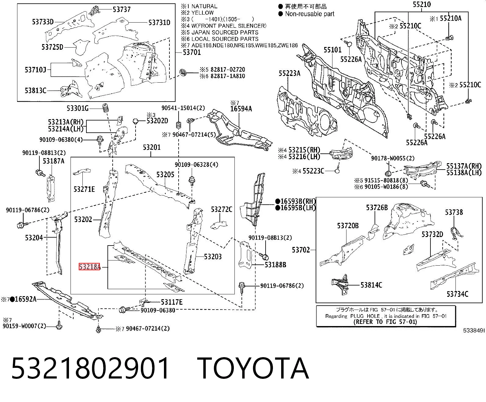 5321802901 Toyota
