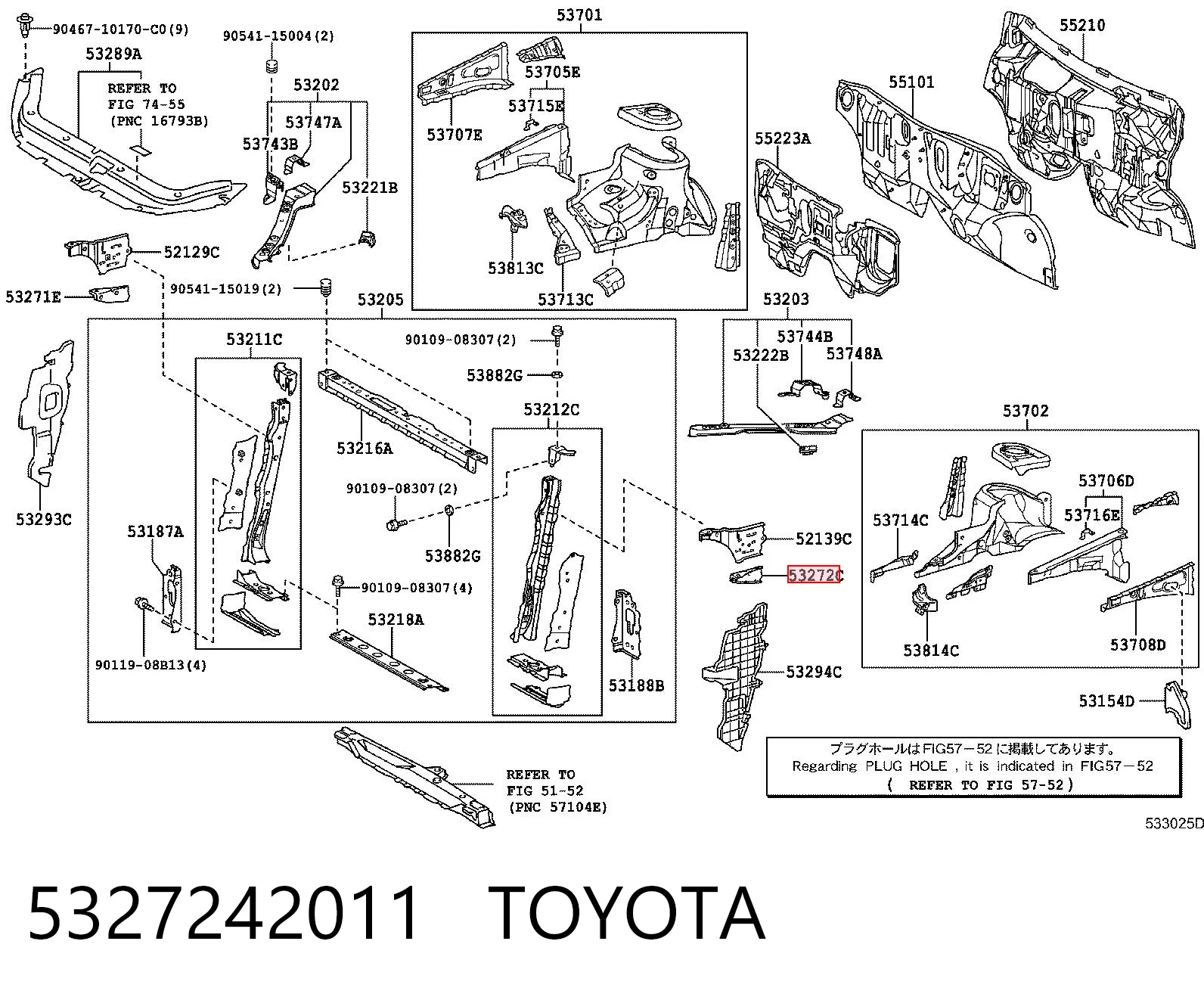 5327242011 Toyota