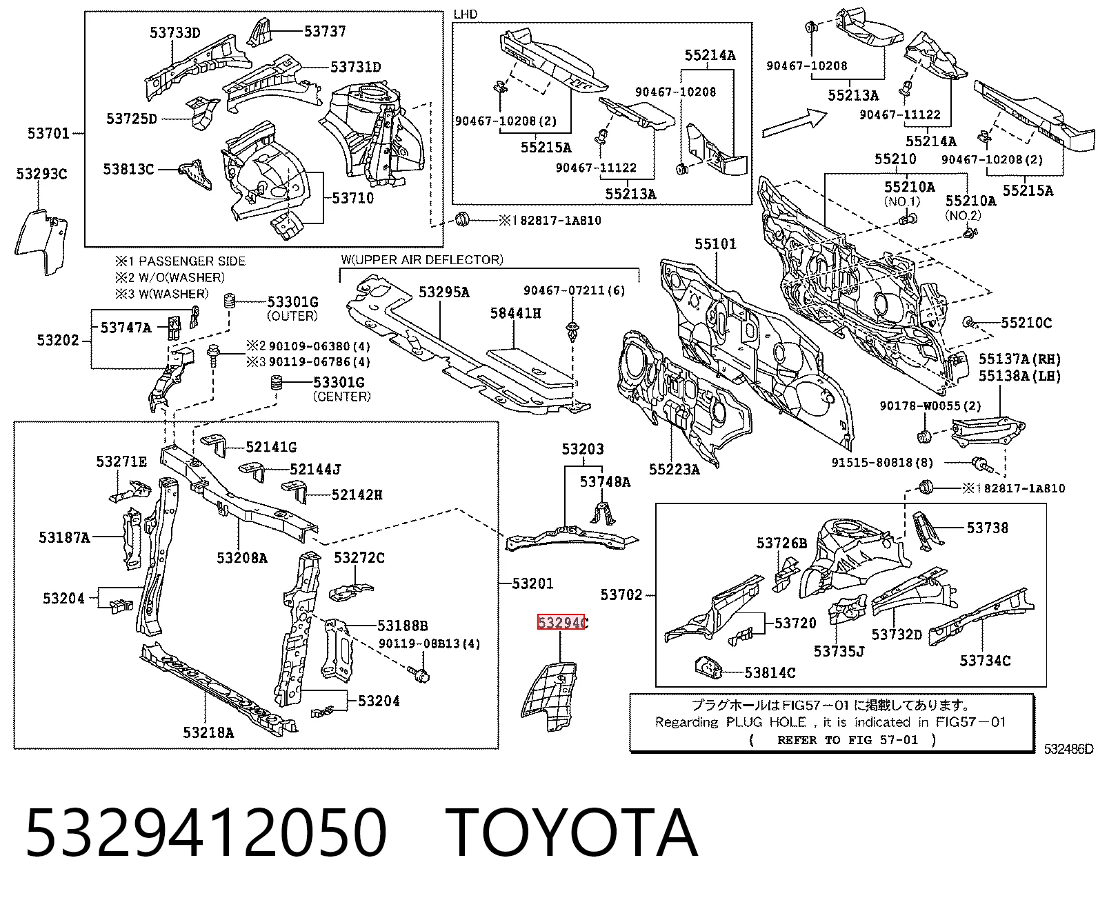5329412050 Toyota