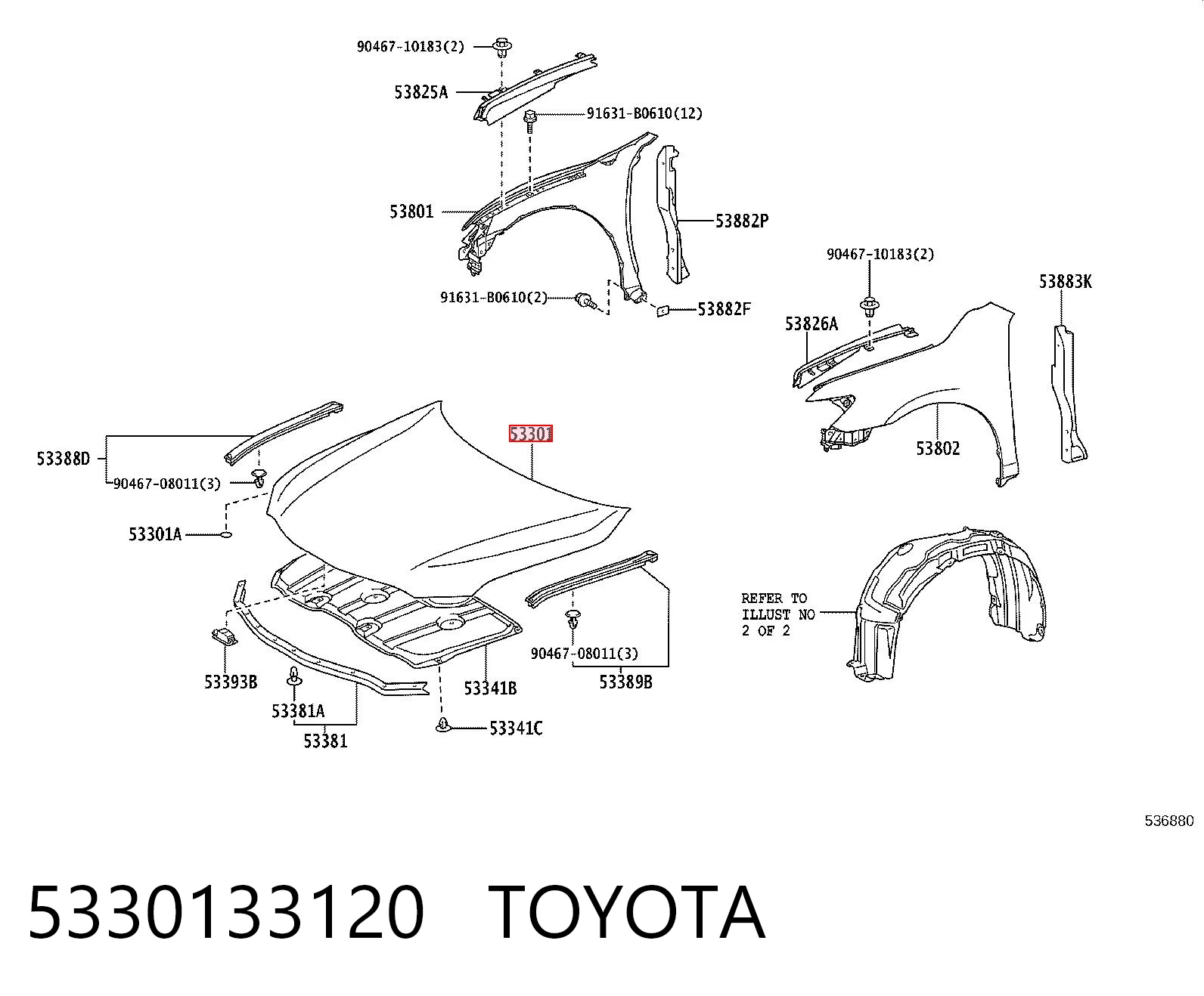 5330133120 Toyota