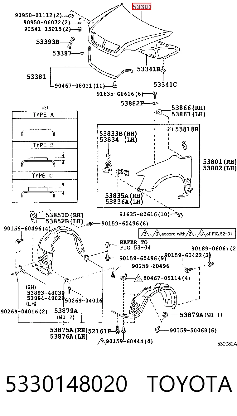 5330148020 Toyota