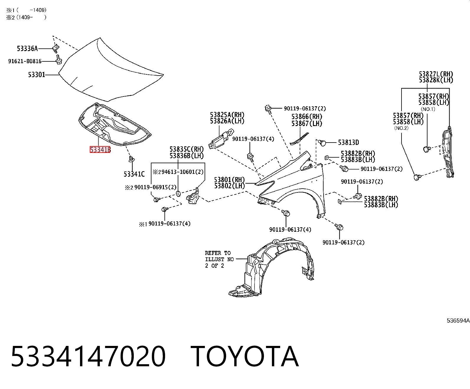5334147020 Toyota