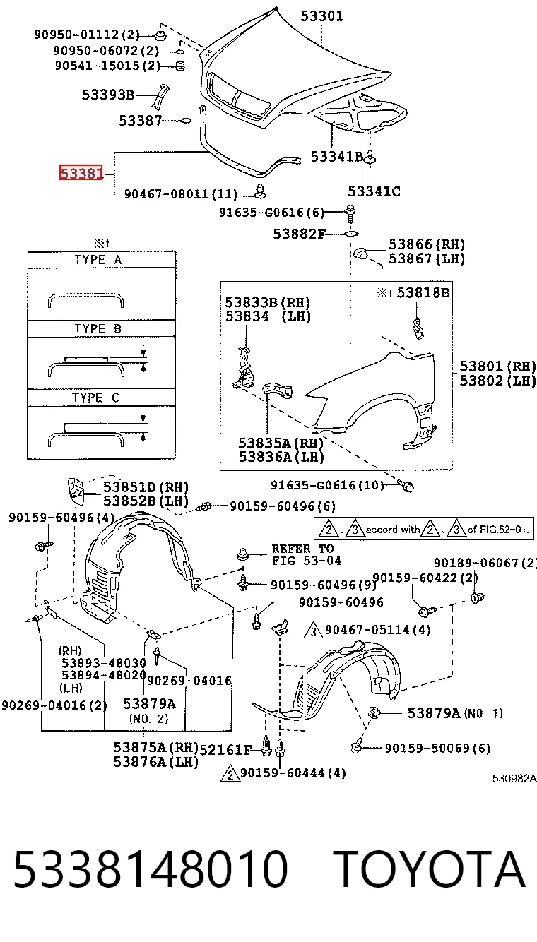 5338148010 Toyota