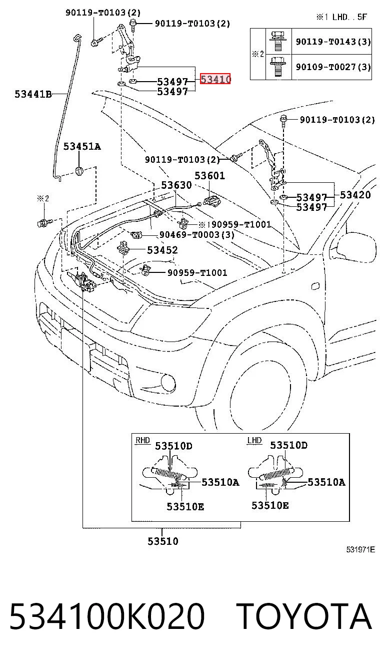 534100K020 Toyota