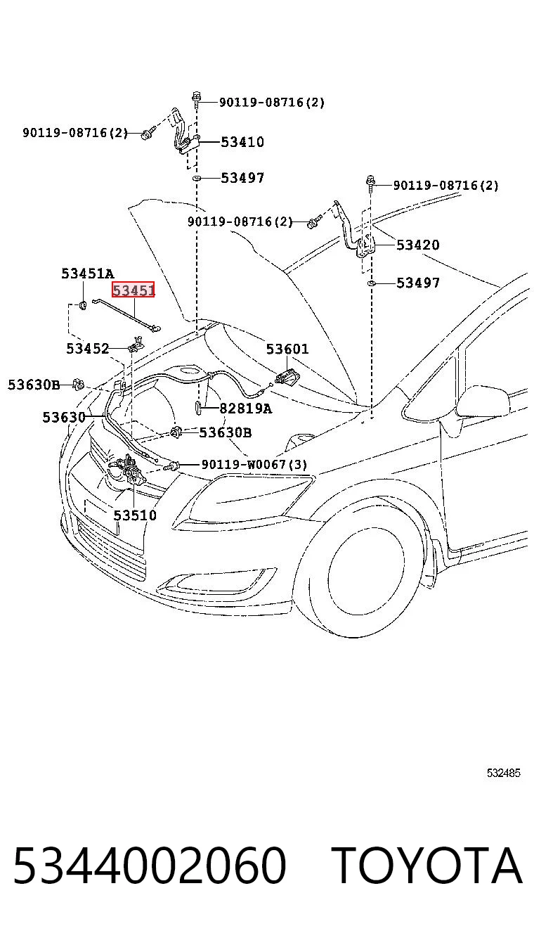 5344002060 Toyota