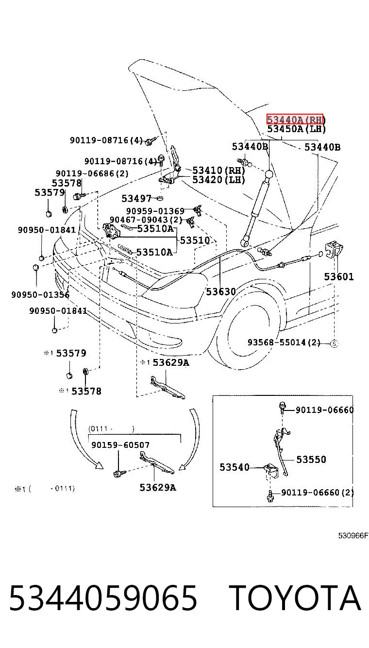 5344059065 Toyota