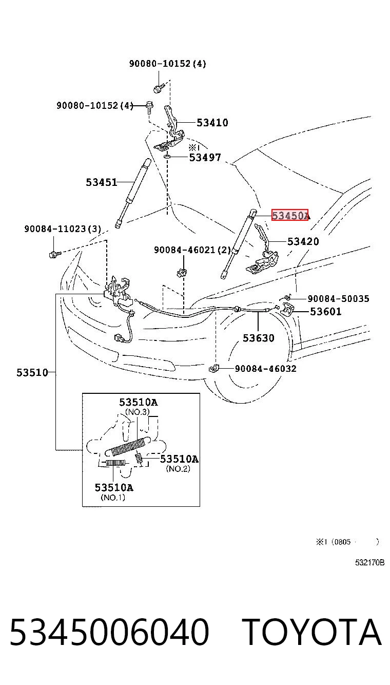 5345006040 Toyota