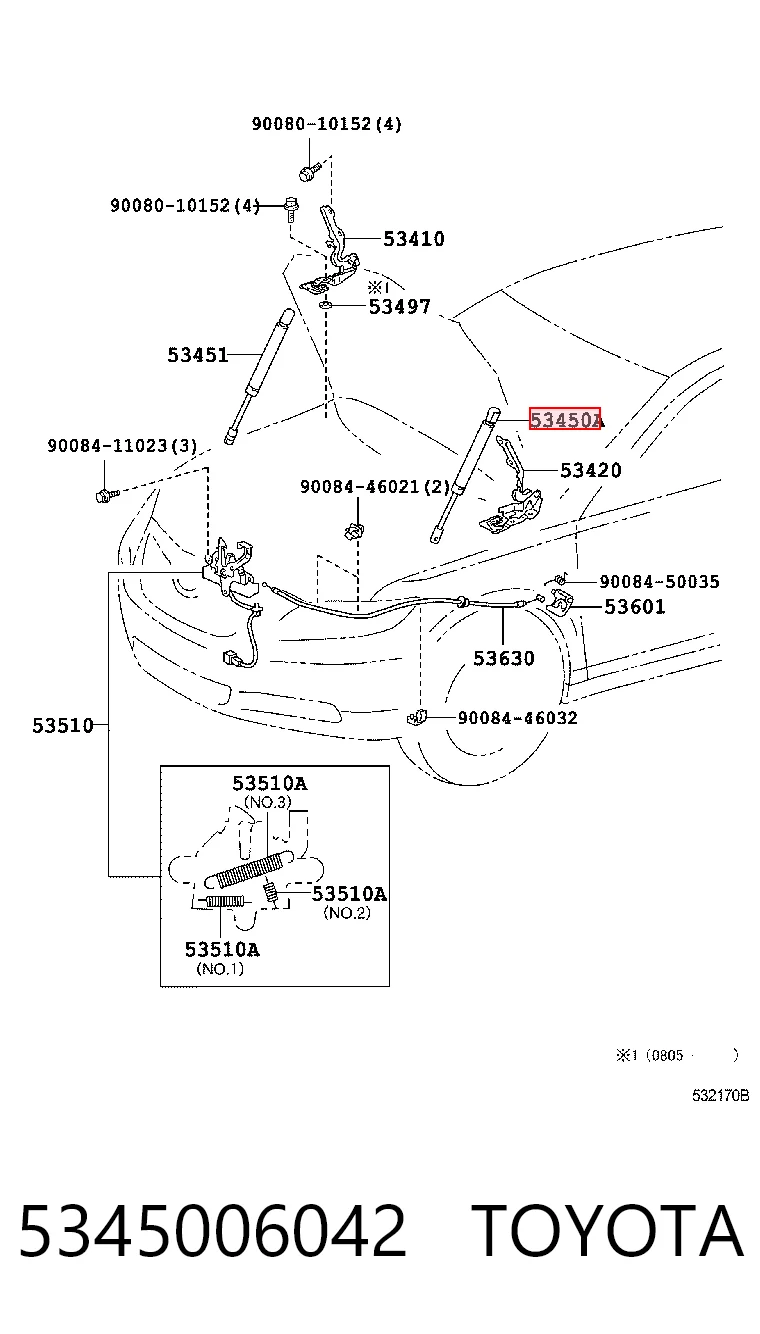 5345006042 Toyota