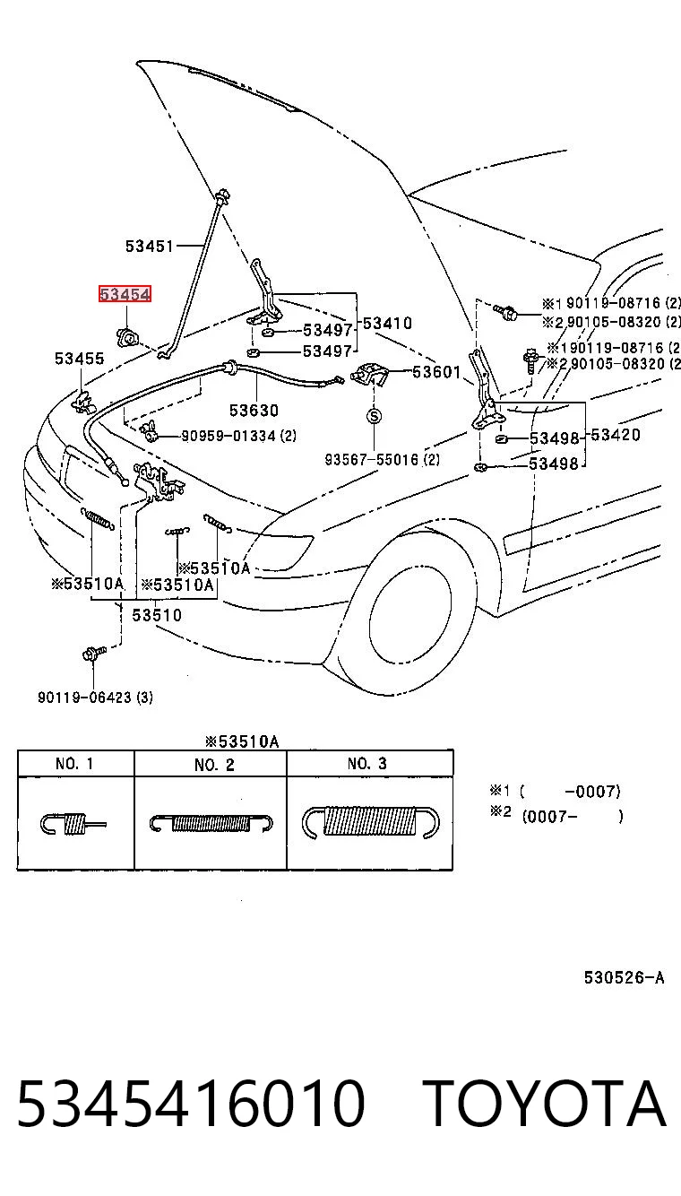 5345416010 Toyota