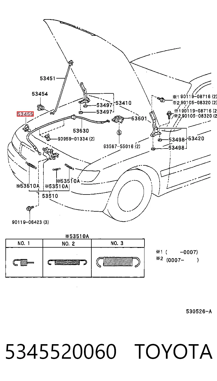 5345520060 Toyota