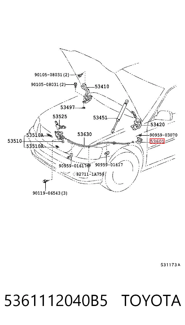 5361112040B5 Toyota
