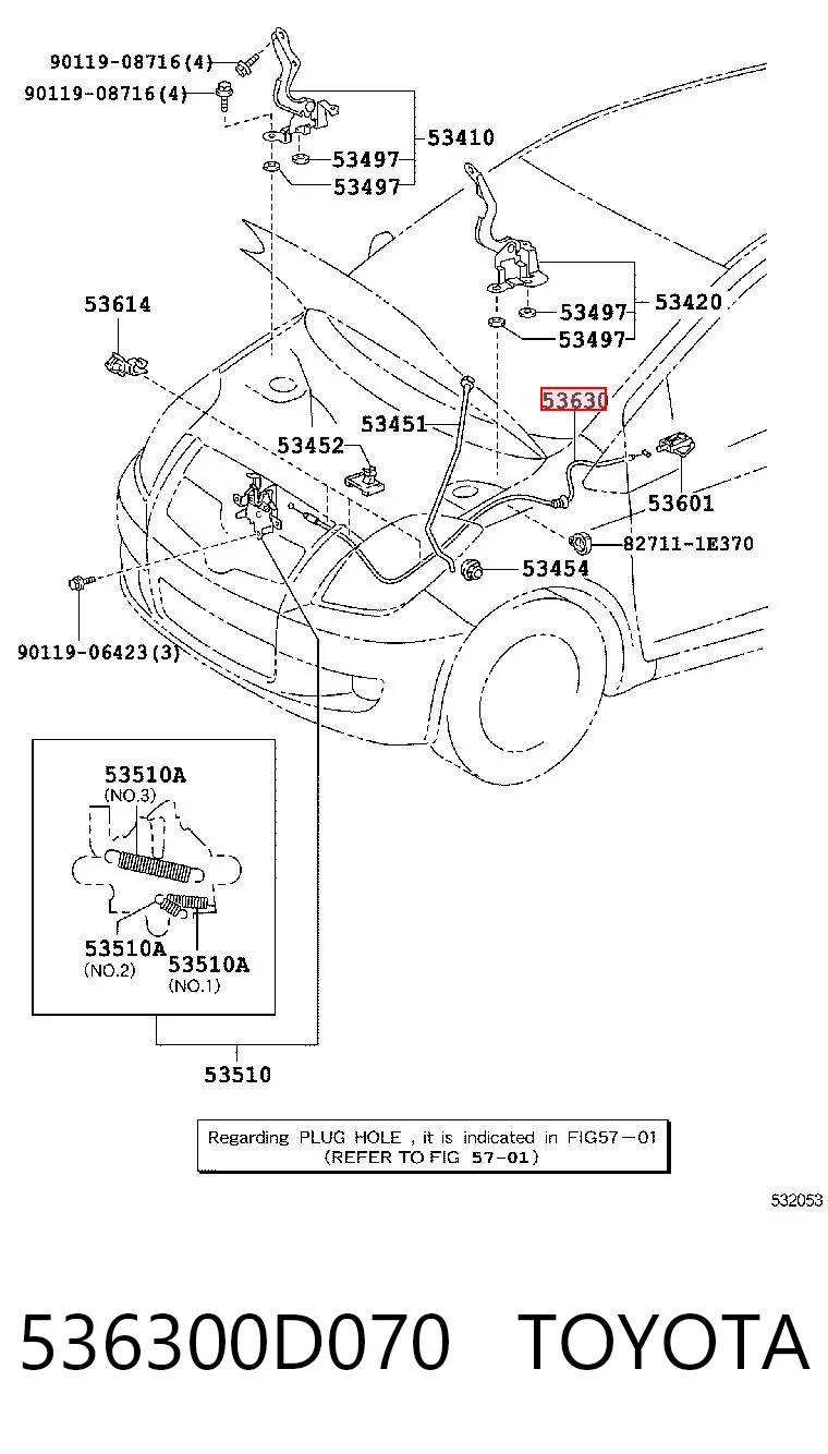 536300D070 Toyota
