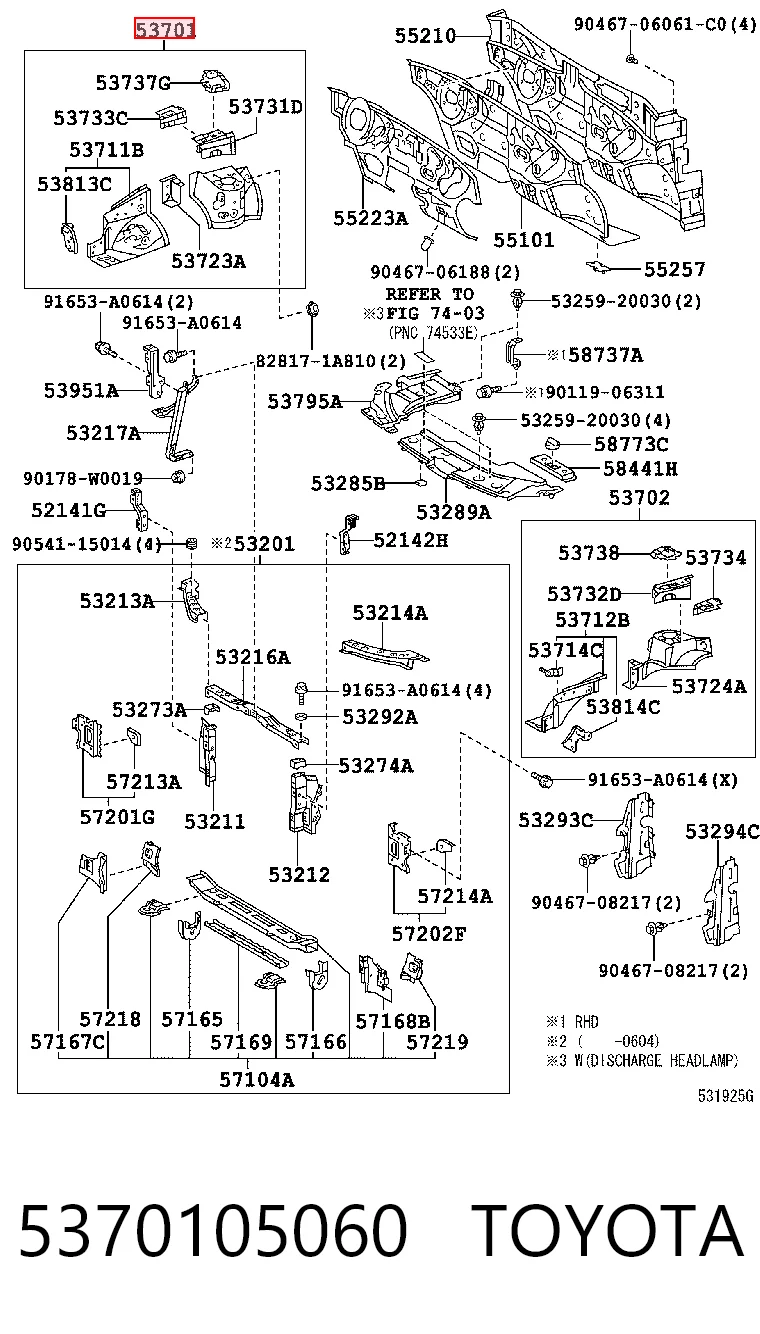 5370105060 Toyota