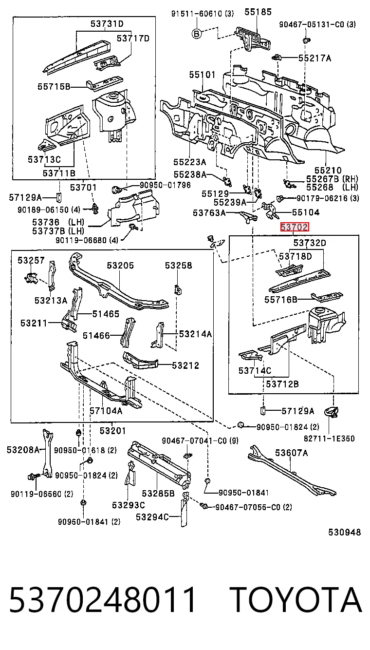 5370248011 Toyota