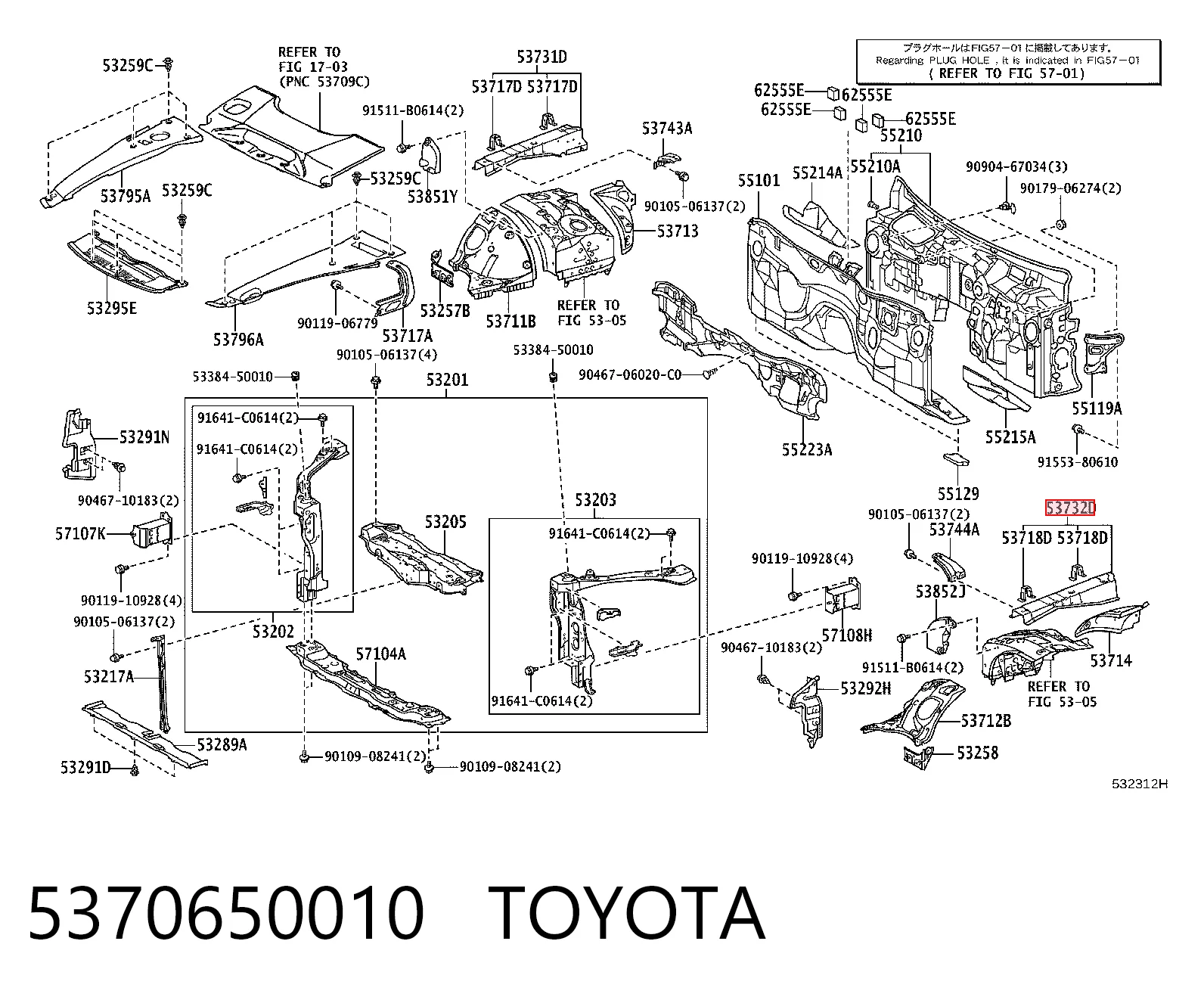 5370650010 Toyota