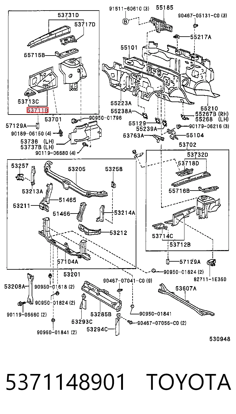 5371148901 Toyota