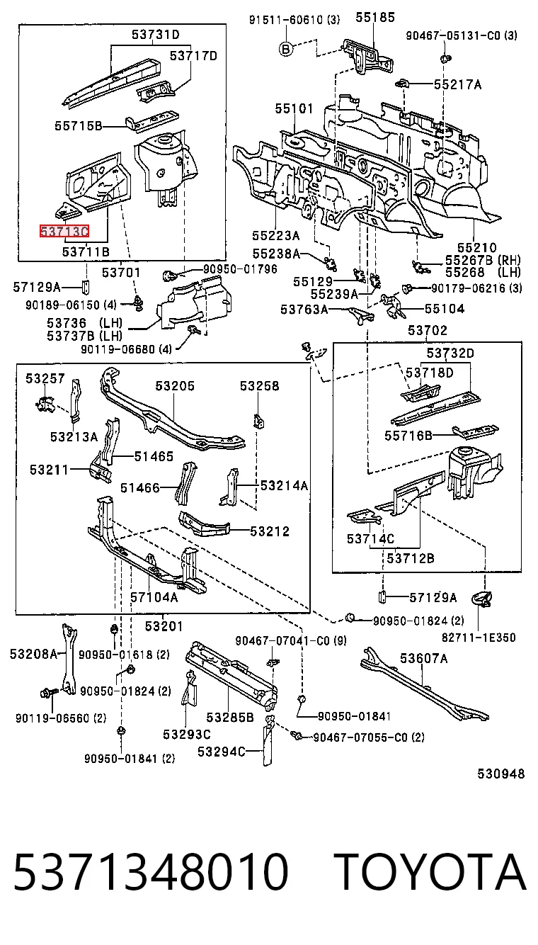 5371348010 Toyota