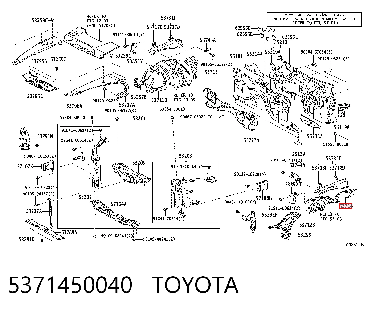 5371450040 Toyota