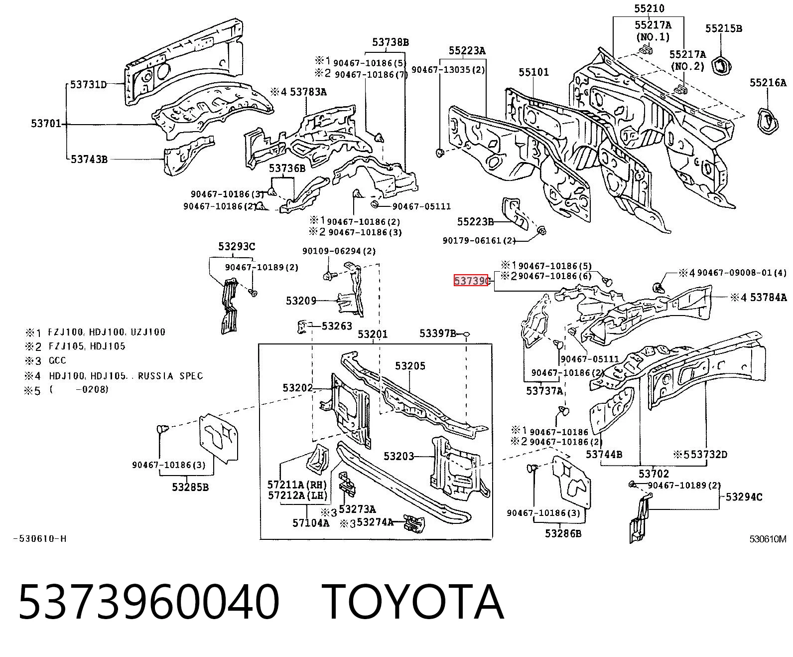 5373960040 Toyota