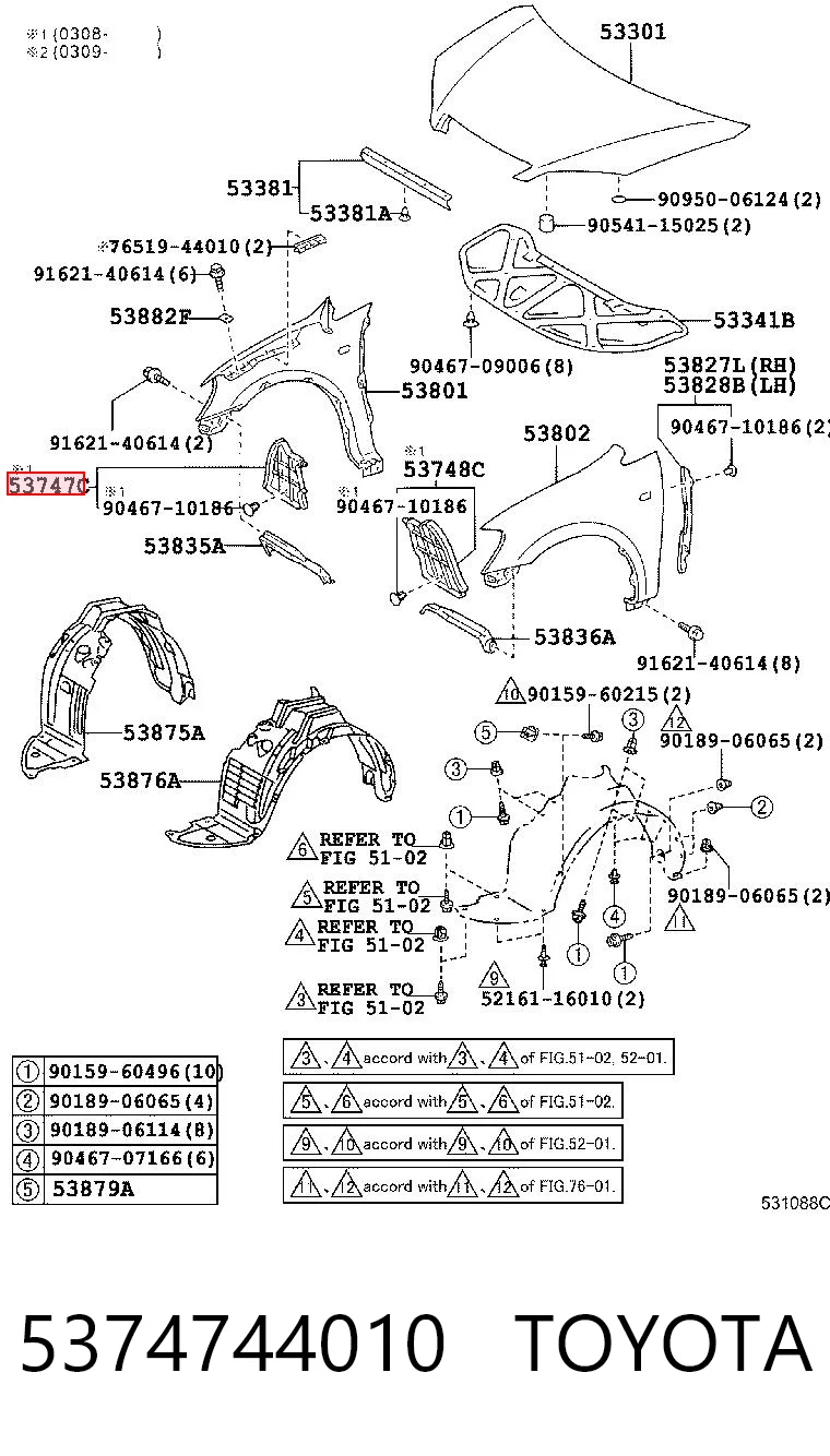 5374744010 Toyota