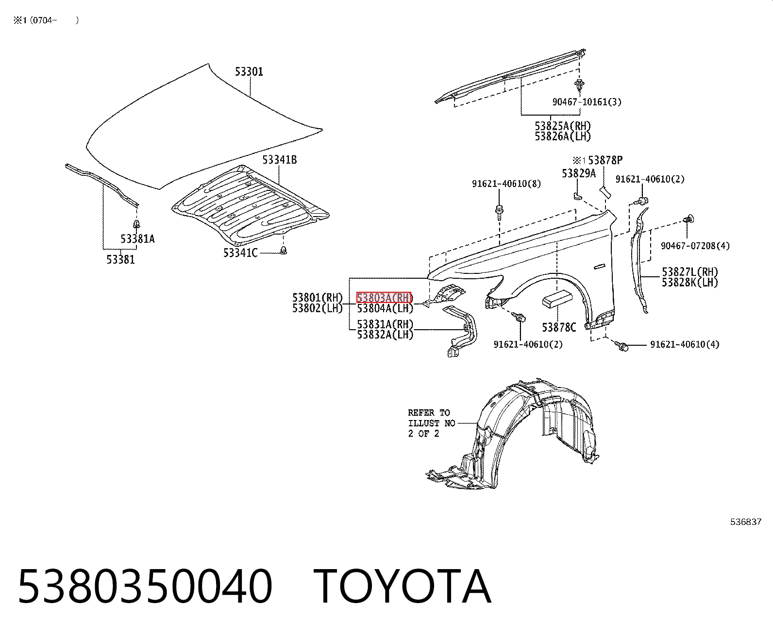 5380350040 Toyota