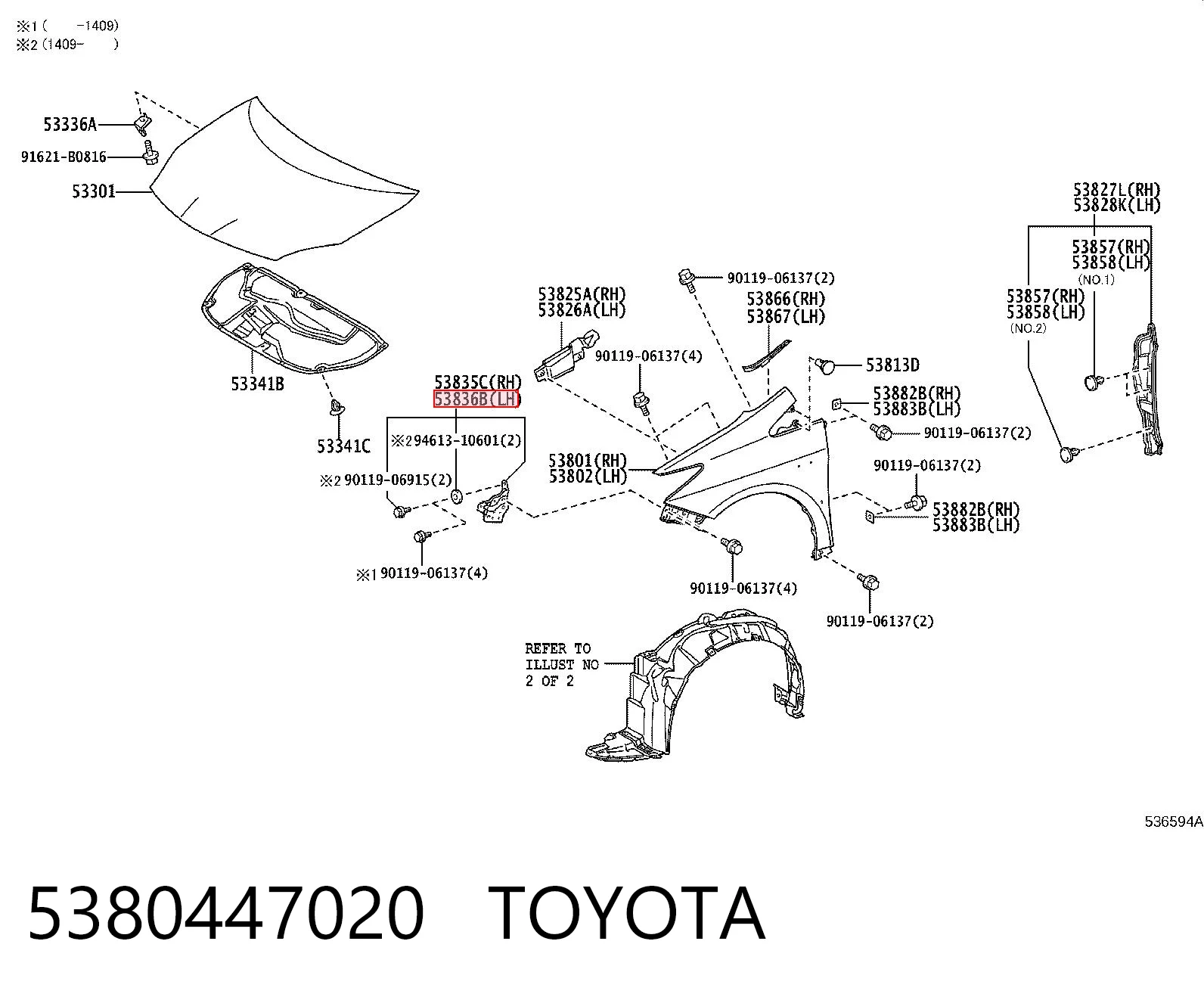 5380447020 Toyota 