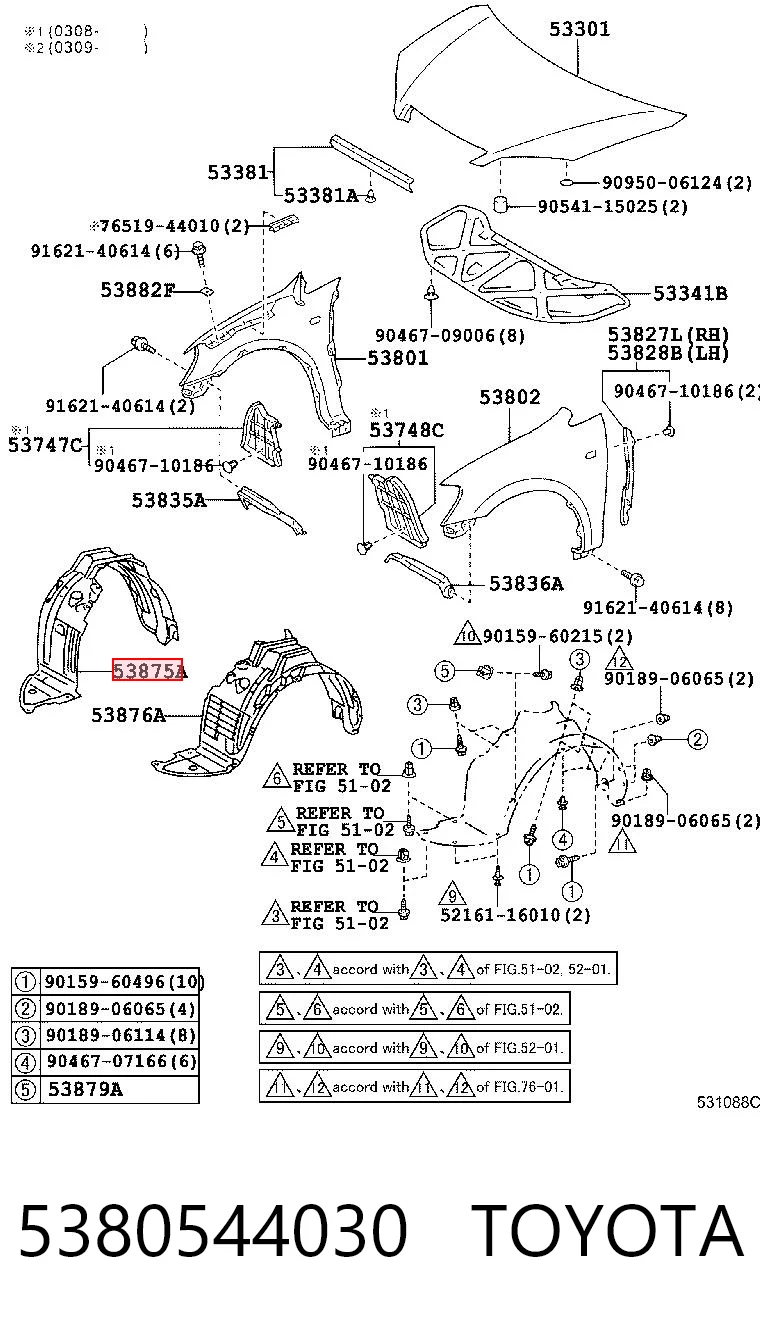 5380544030 Toyota