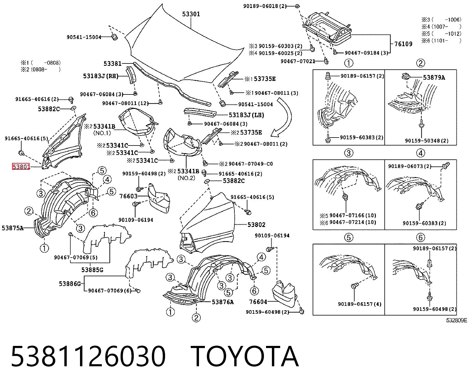 5381126030 Toyota
