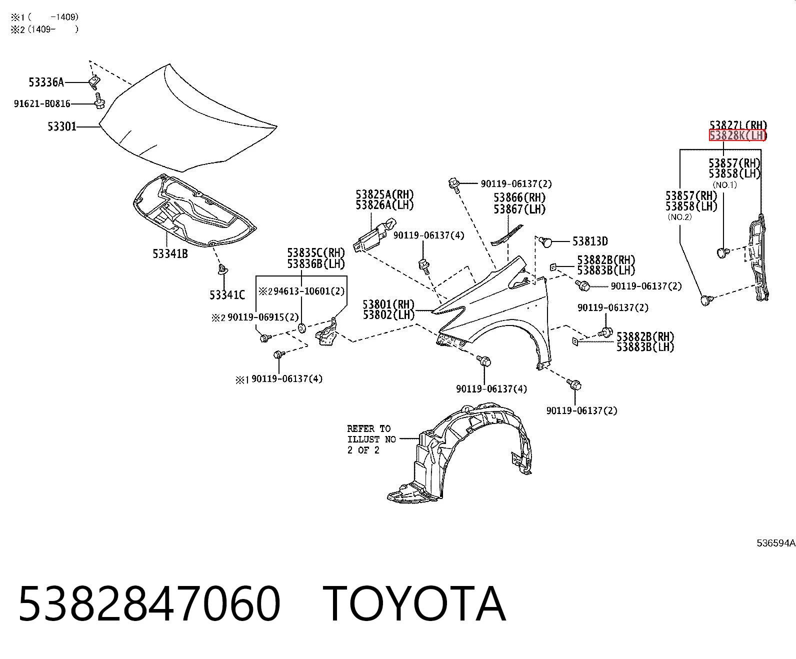 5382847060 Toyota
