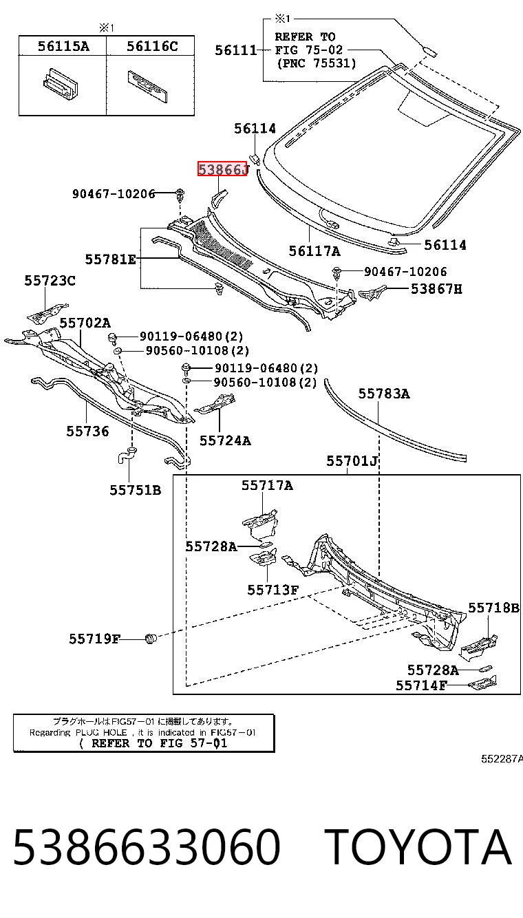 5386633060 Toyota