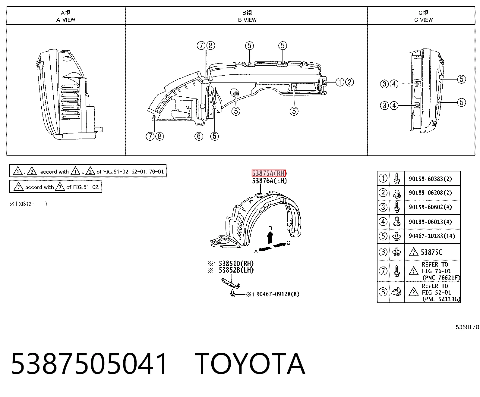  Paso rueda Toyota Avensis 2
