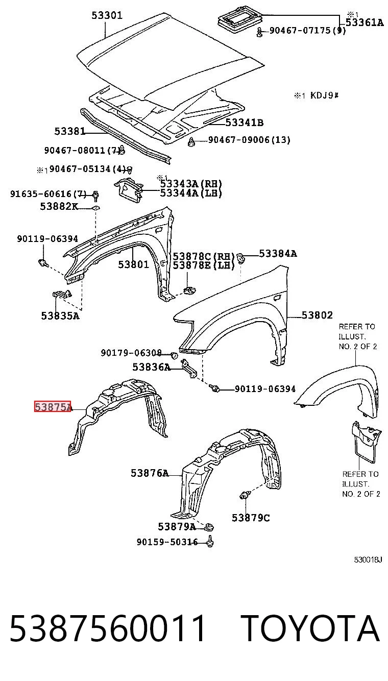 Paso rueda para Toyota Land Cruiser J9