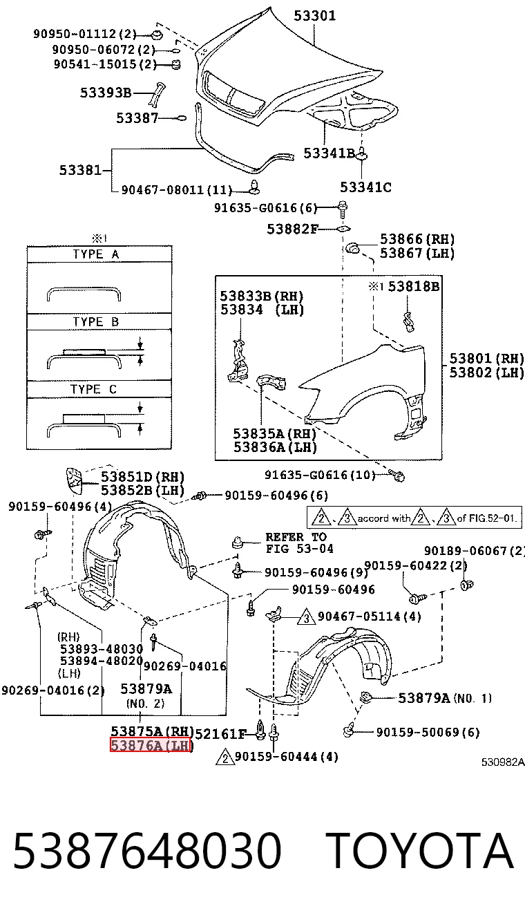 5387648030 Toyota