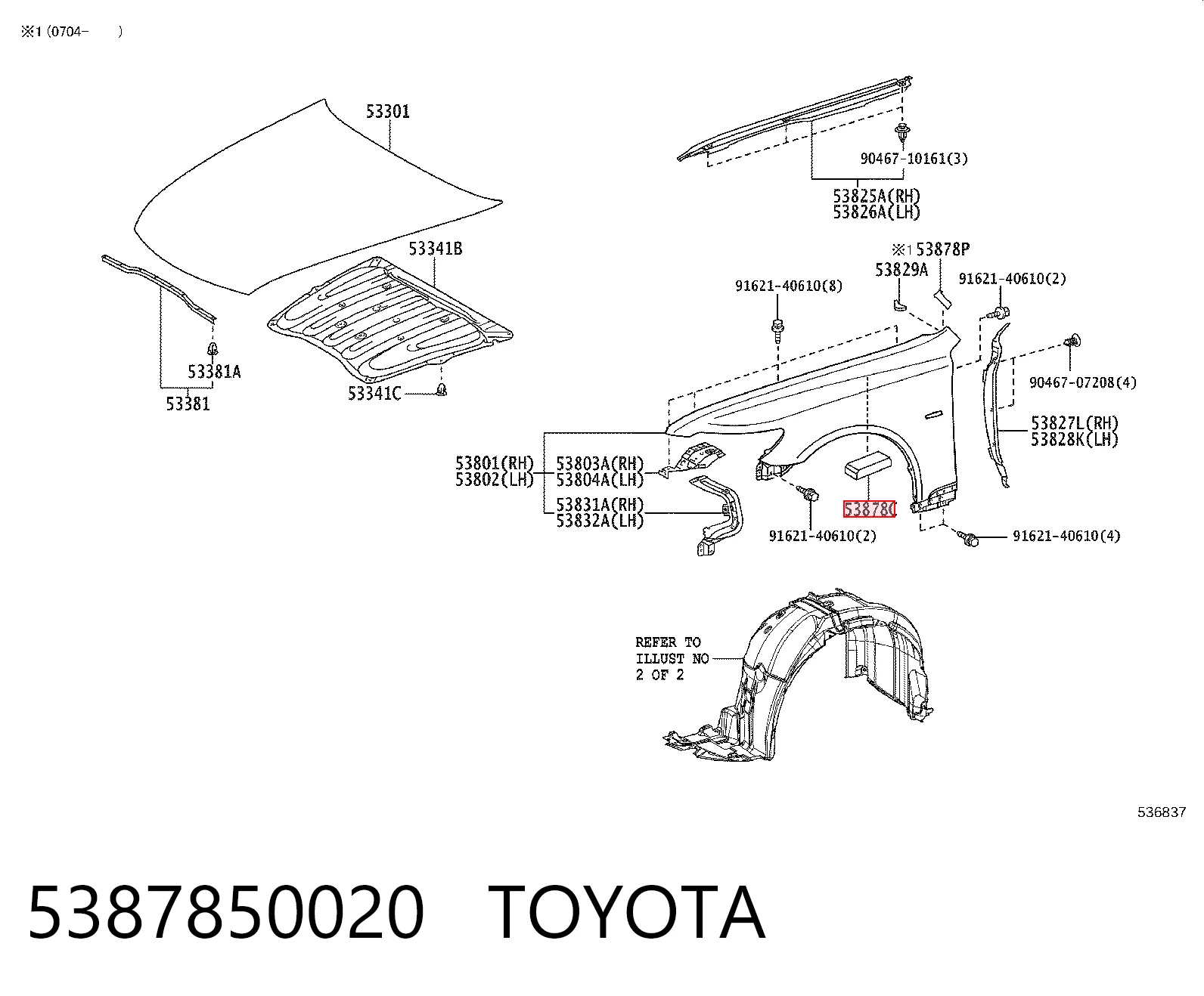 5387850020 Toyota
