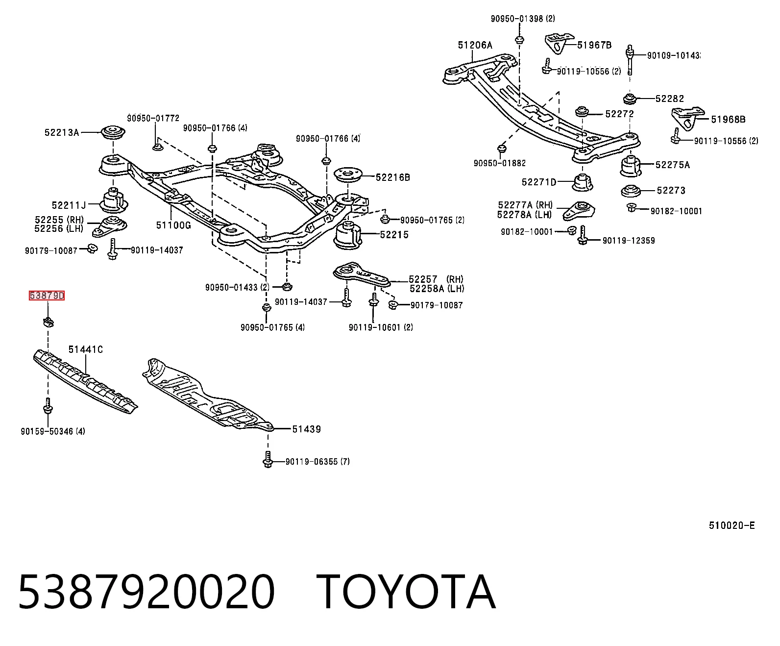 5387920020 Toyota