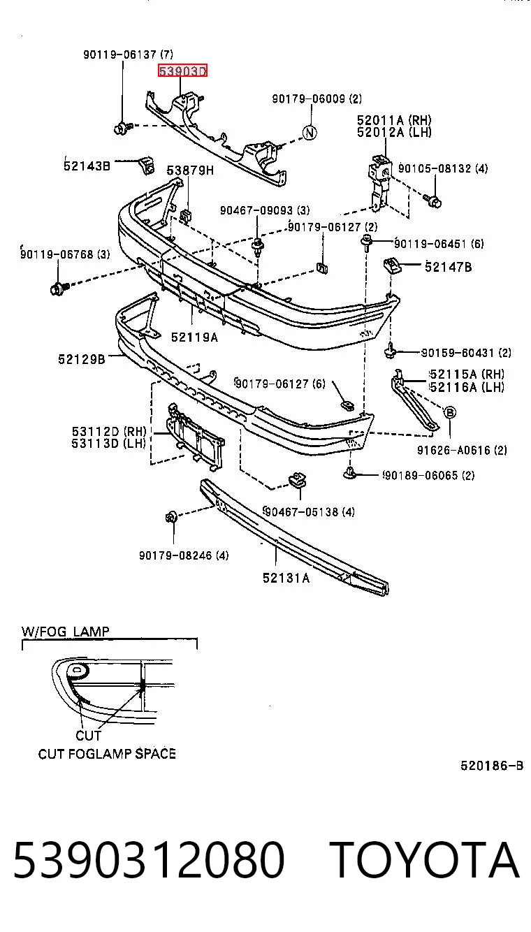 5390312080 Toyota
