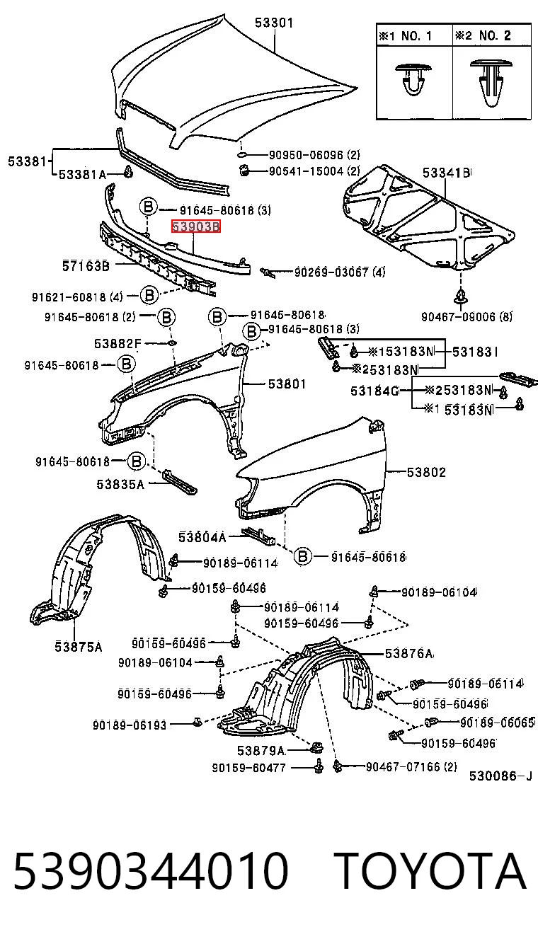 5390344010 Toyota