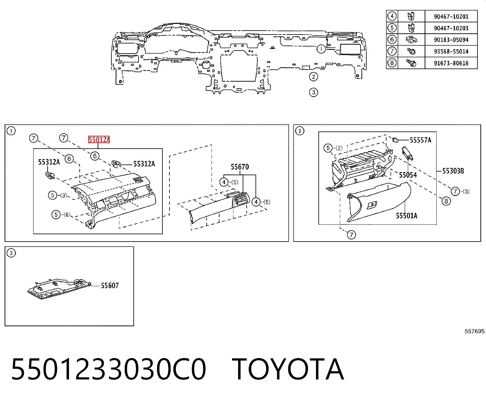 5501233030C0 Toyota