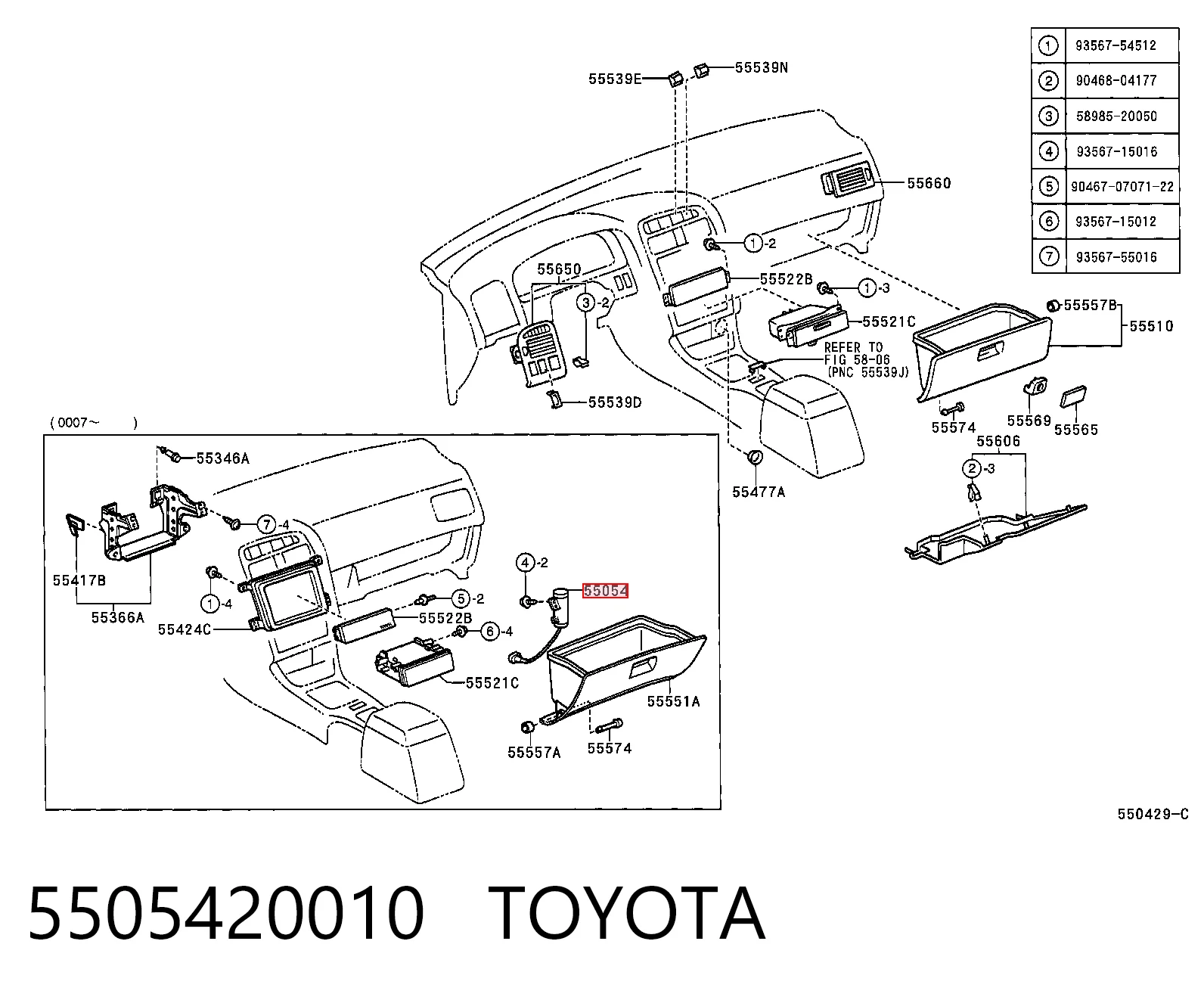 5505420010 Toyota