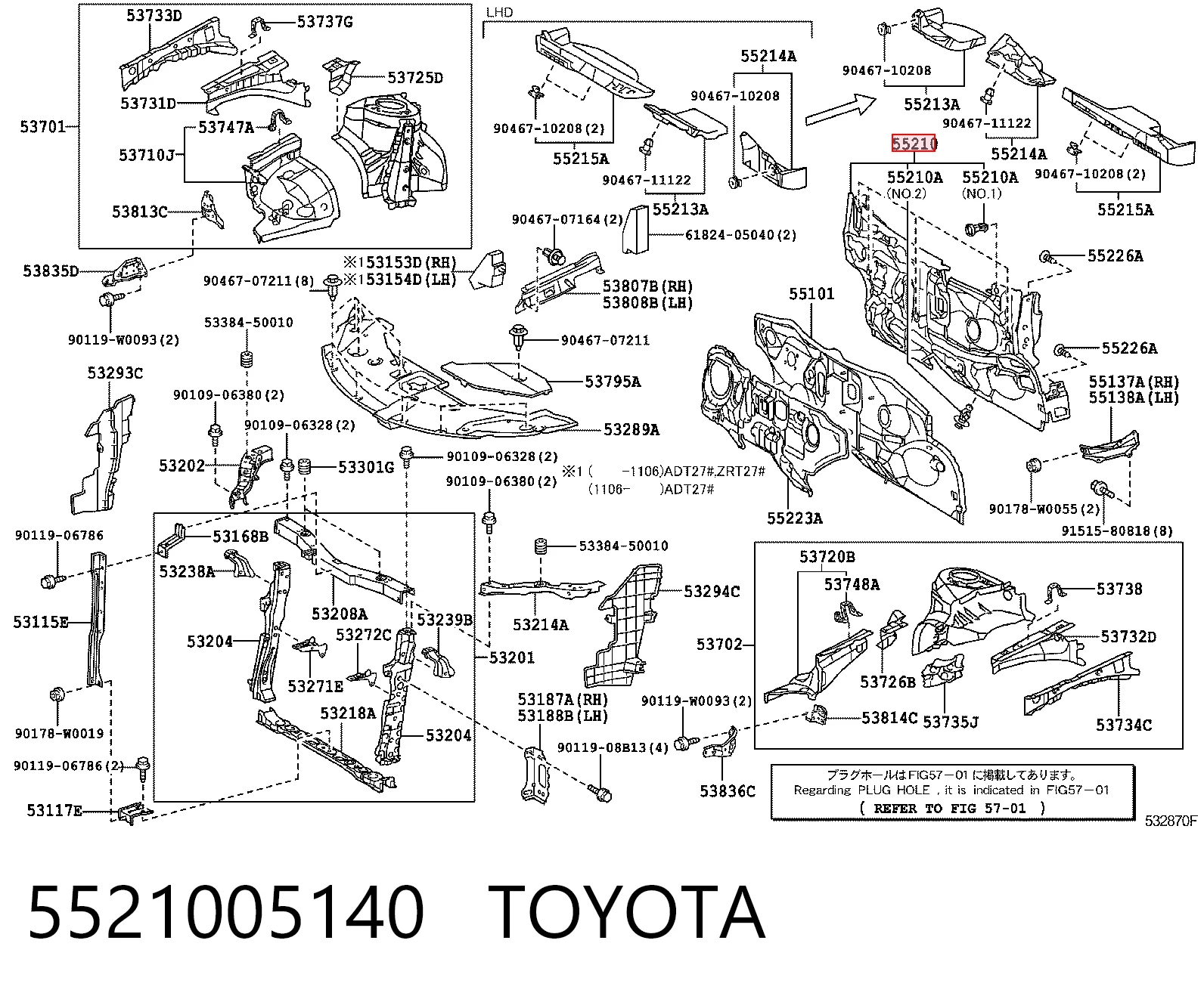 5521005140 Toyota