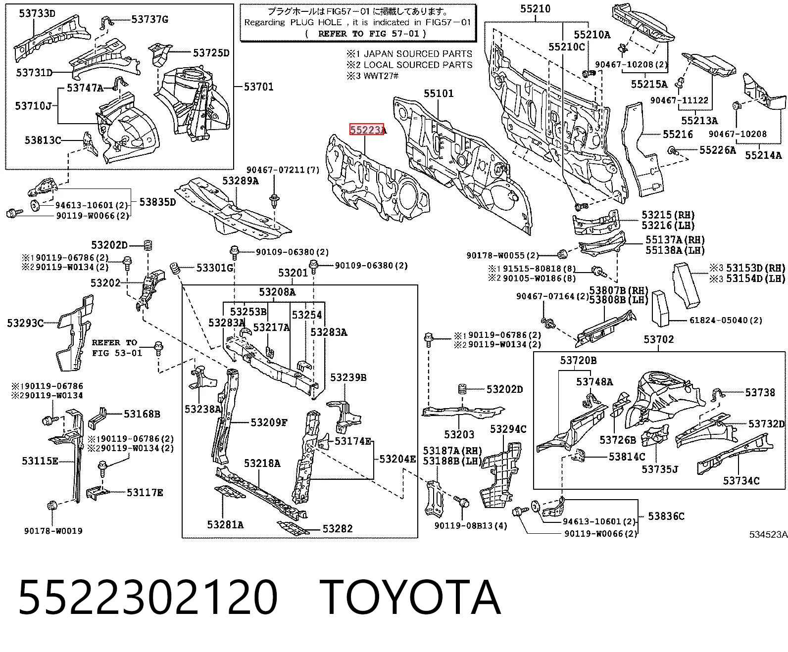 5522302120 Toyota