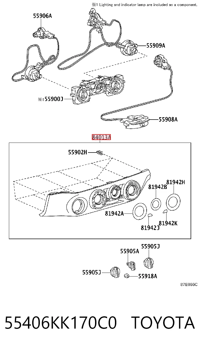 55406KK170C0 Toyota