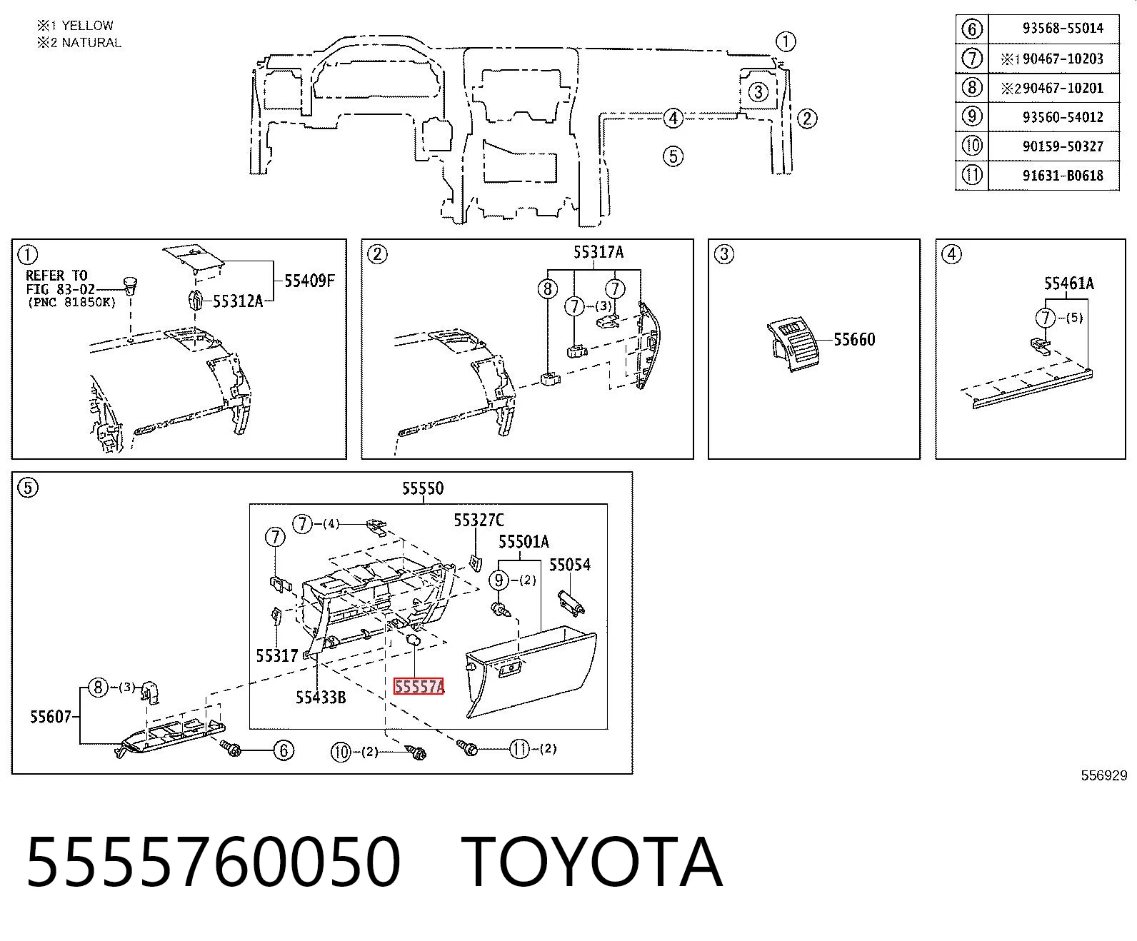 5555760050 Toyota