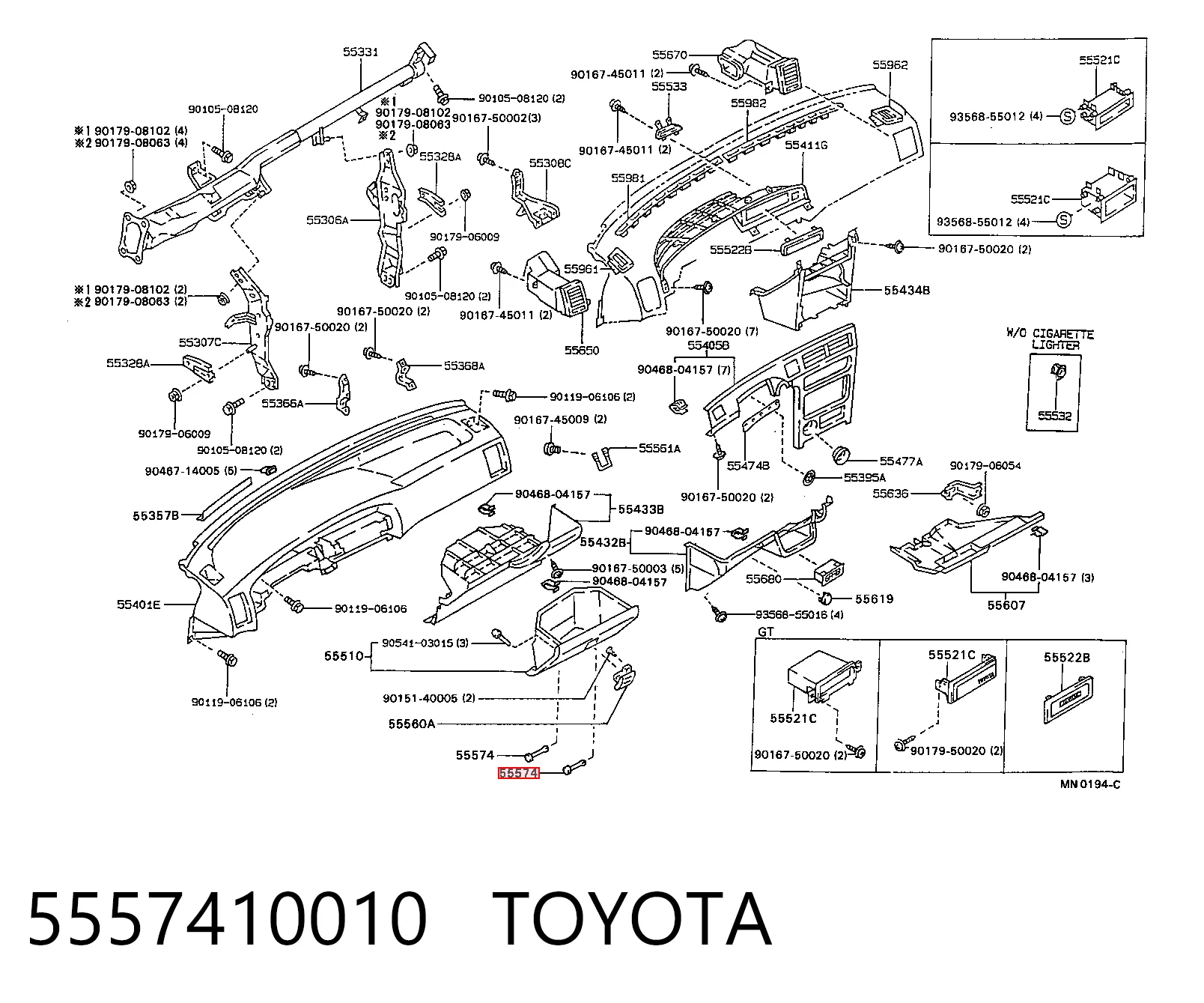 5557410010 Toyota