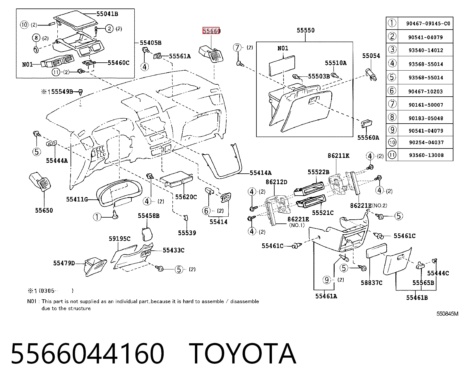 5566044160 Toyota
