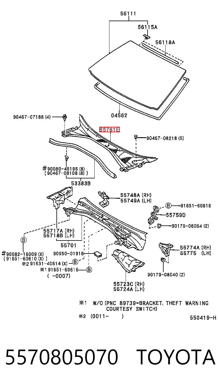 5570805070 Toyota