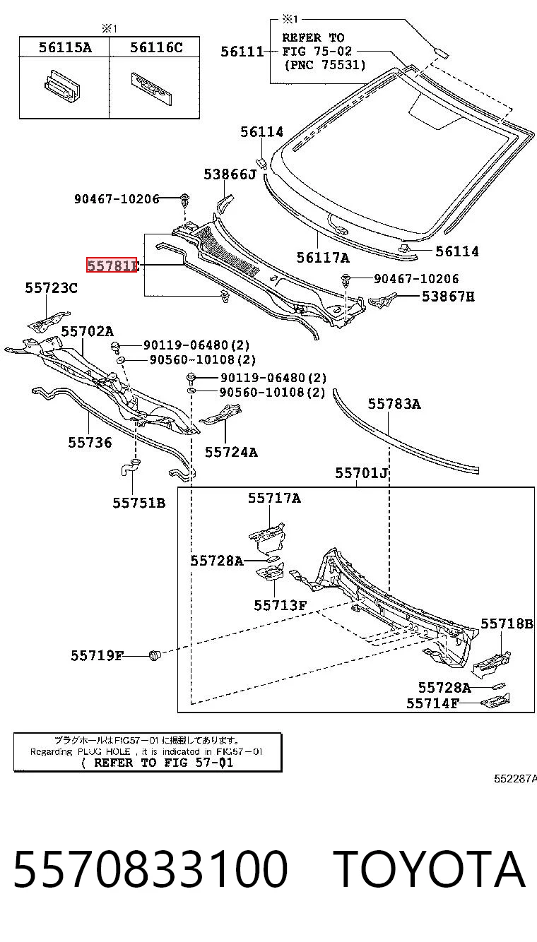 5570833100 Toyota